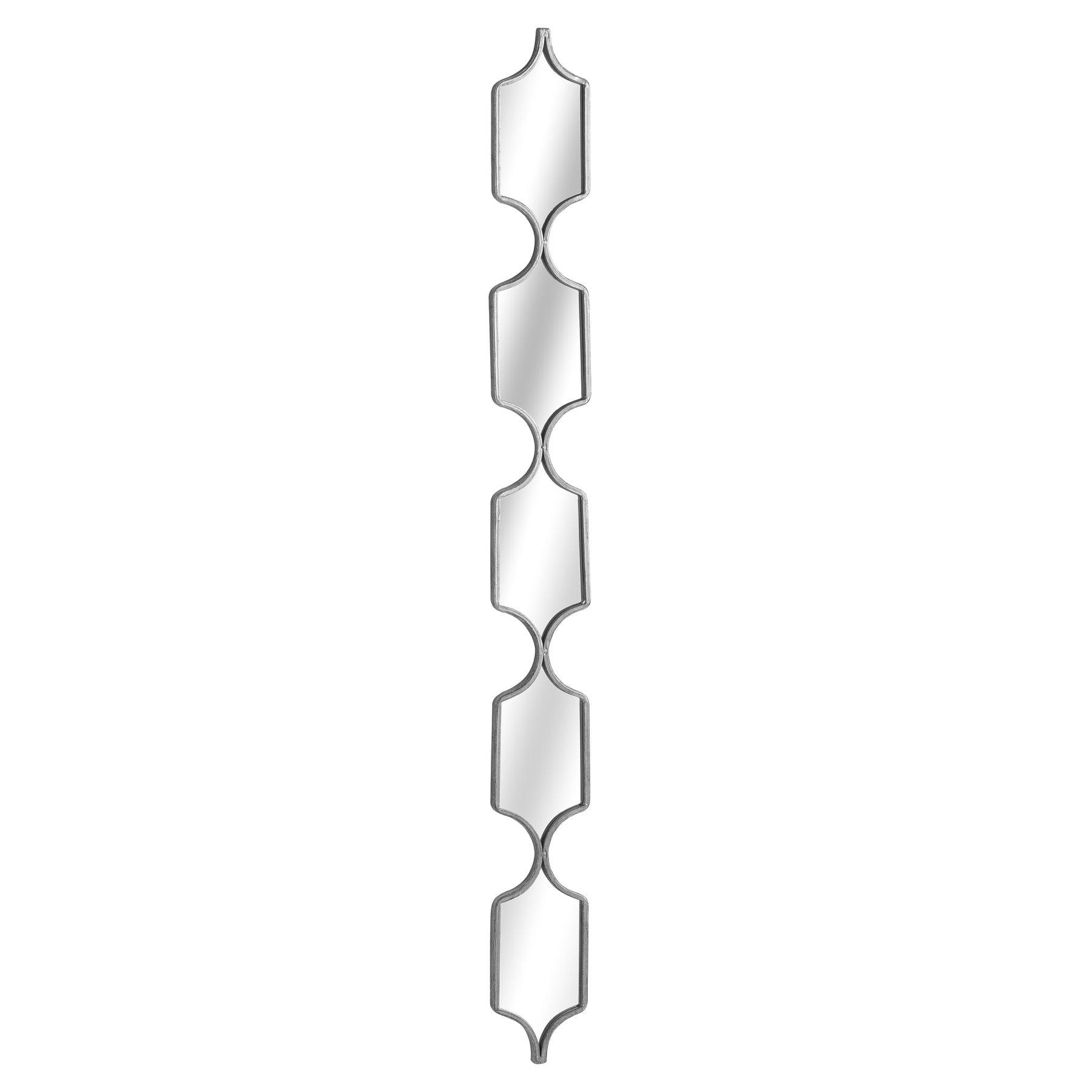 Square Decorative Hanging Collage Mirror In Silver - Eudemonia Home Goods