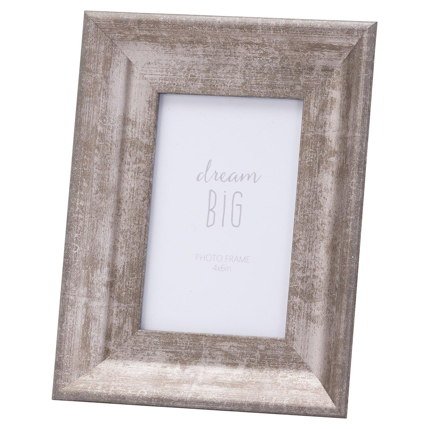 Convex Matt Silver 4X6 Frame - Eudemonia Home Goods