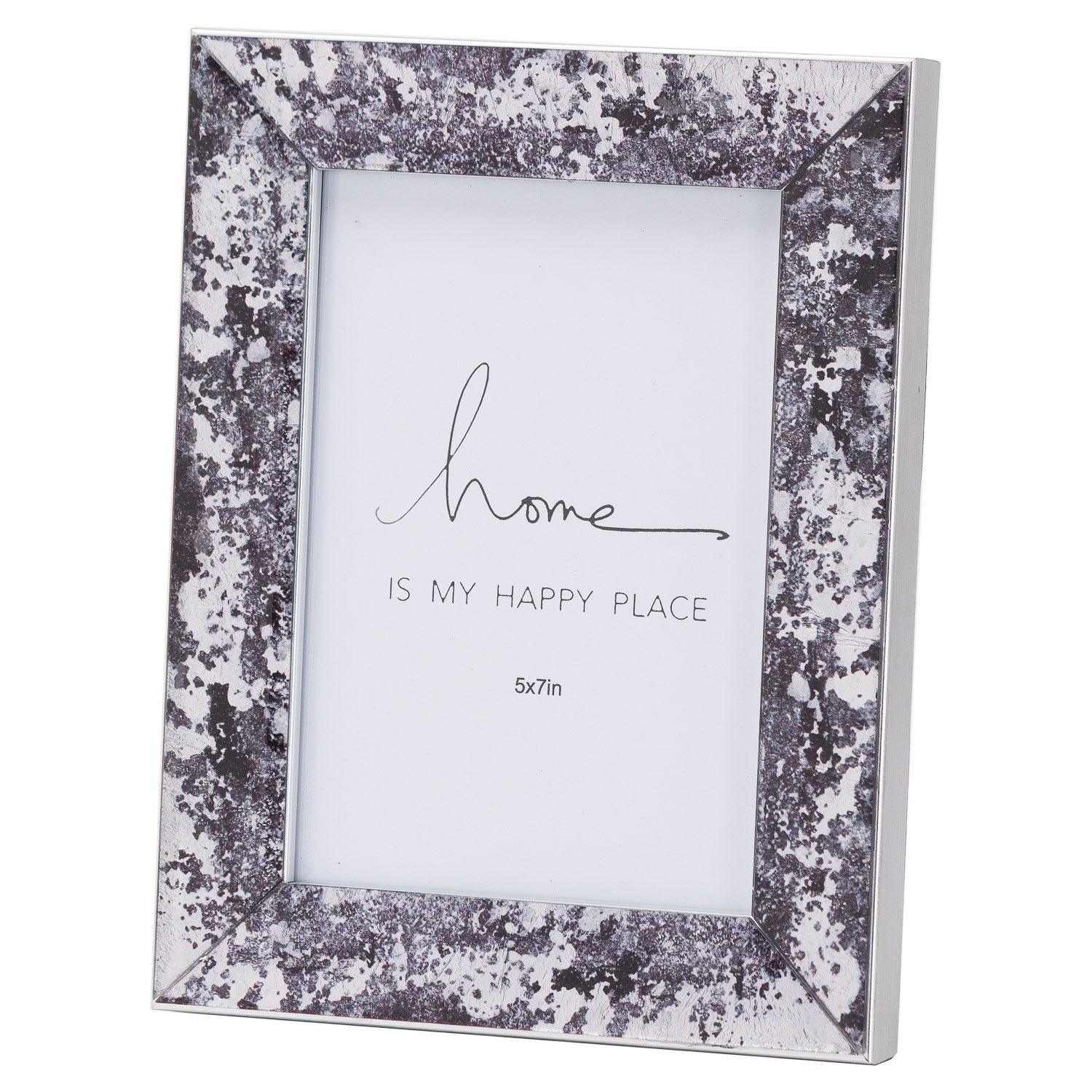 Black Foil Metallic 5X7 Frame - Eudemonia Home Goods