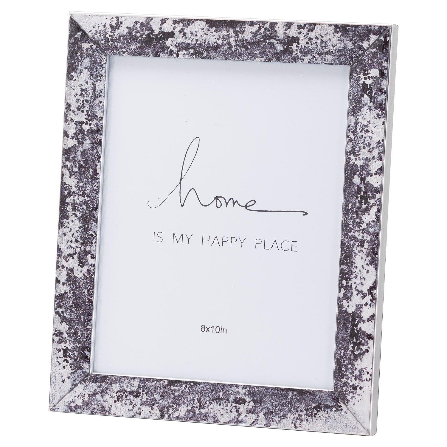 Black Foil Metallic 8X10 Frame - Eudemonia Home Goods