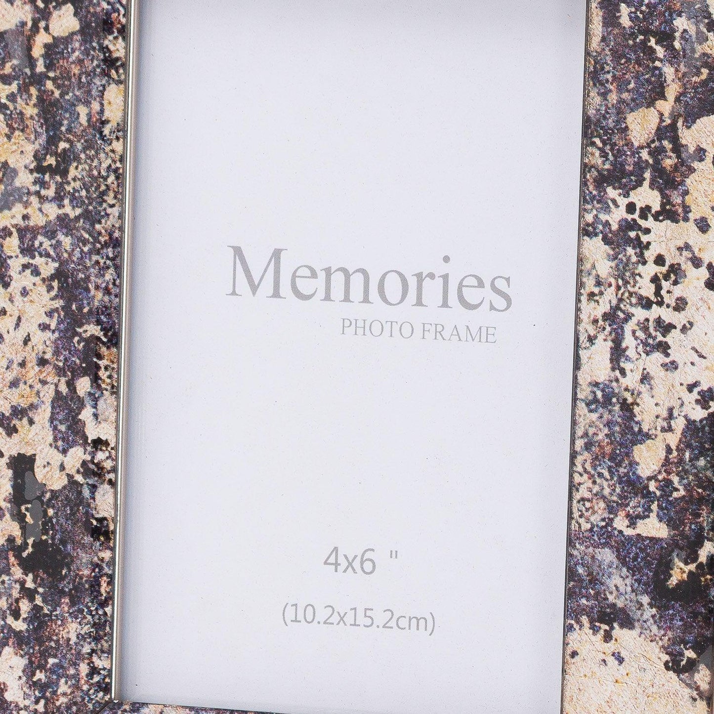 Silver Foil Metallic 4X6 Frame - Eudemonia Home Goods