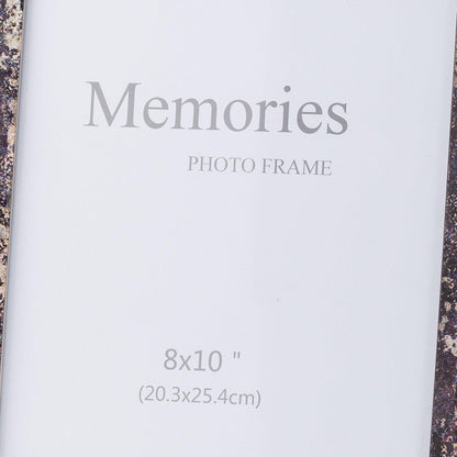Silver Foil Metallic 8X10 Frame - Eudemonia Home Goods