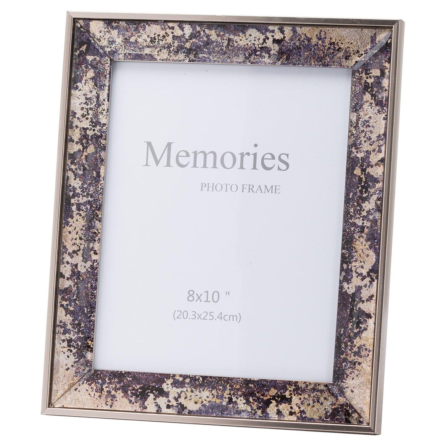 Silver Foil Metallic 8X10 Frame - Eudemonia Home Goods