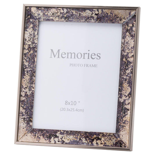 Silver Foil Metallic 8X10 Frame - Eudemonia Home Goods