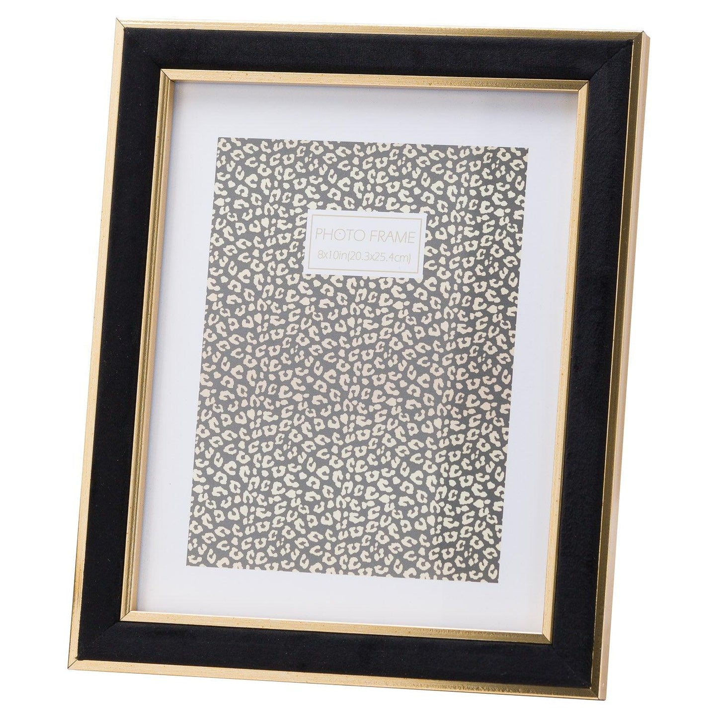 Black Velvet With Gold 8X10 Frame - Eudemonia Home Goods