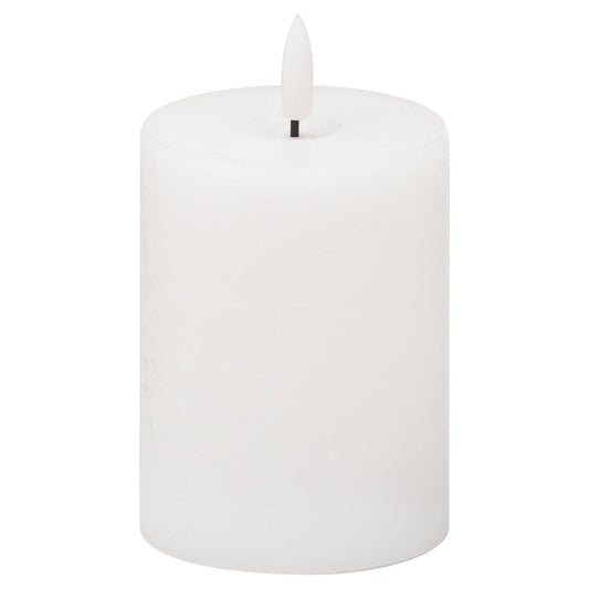 Luxe Collection Natural Glow 3x4 LED White Candle - Eudemonia Home Goods