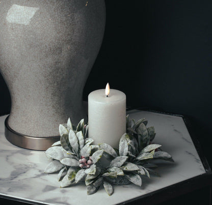 Luxe Collection Natural Glow 3x6 LED White Candle - Eudemonia Home Goods