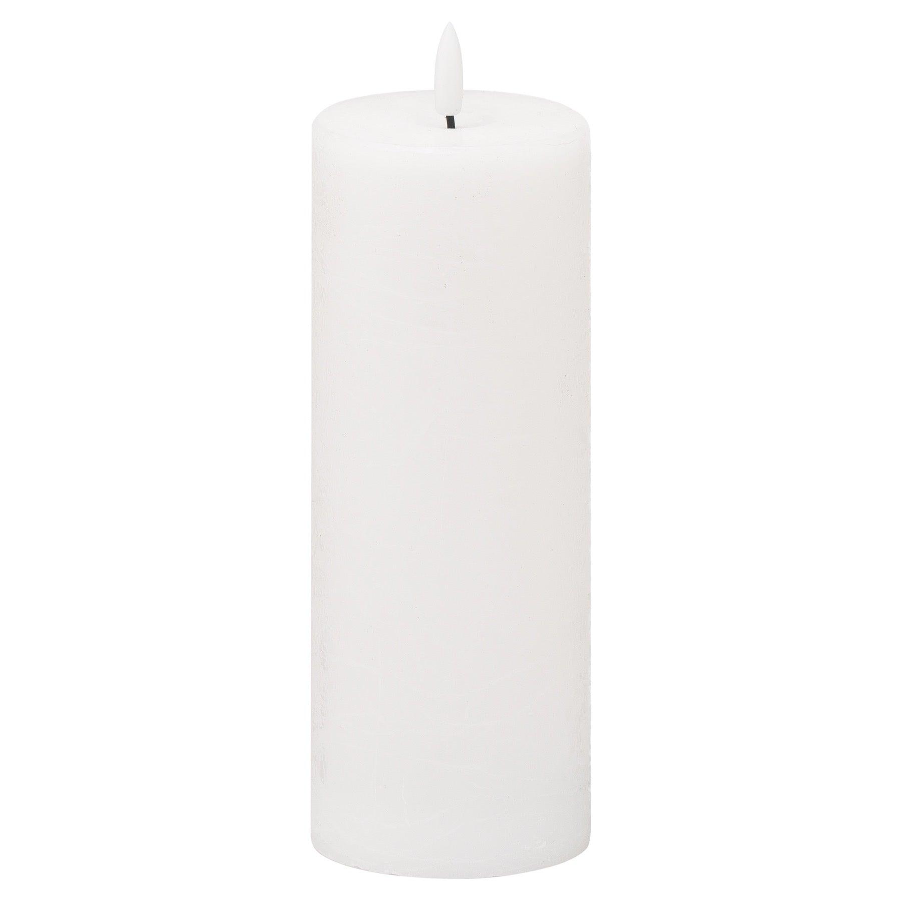 Luxe Collection Natural Glow 3x8 LED White Candle - Eudemonia Home Goods