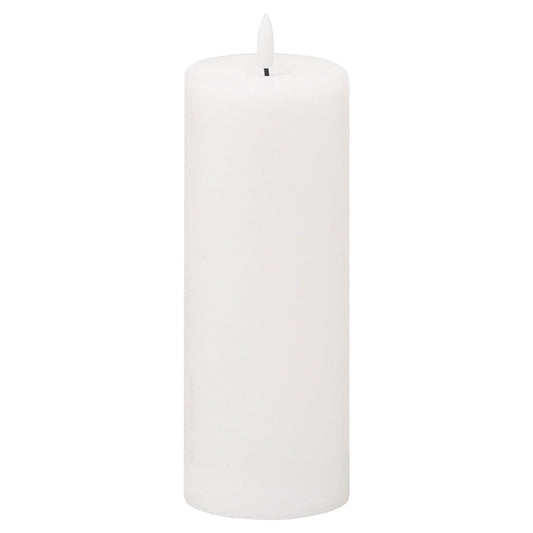 Luxe Collection Natural Glow 3x8 LED White Candle - Eudemonia Home Goods