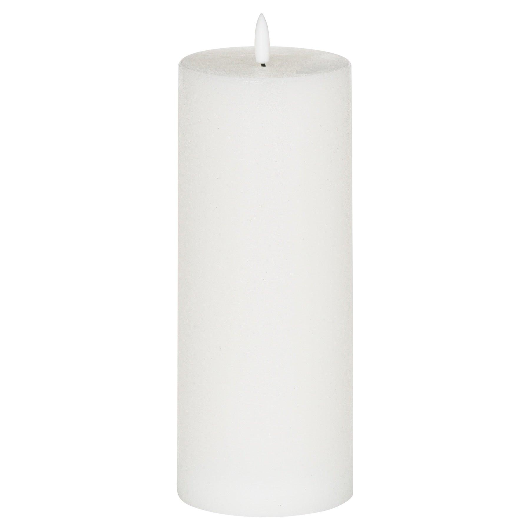 Luxe Collection Natural Glow 3.5x9 LED White Candle - Eudemonia Home Goods