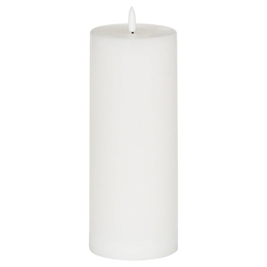 Luxe Collection Natural Glow 3.5x9 LED White Candle - Eudemonia Home Goods