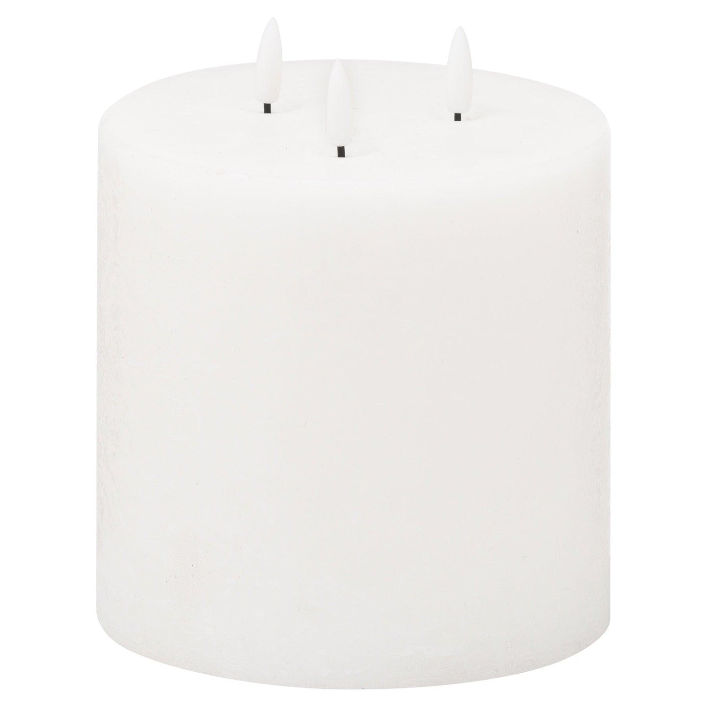 Luxe Collection Natural Glow 6x6 LED White Candle - Eudemonia Home Goods