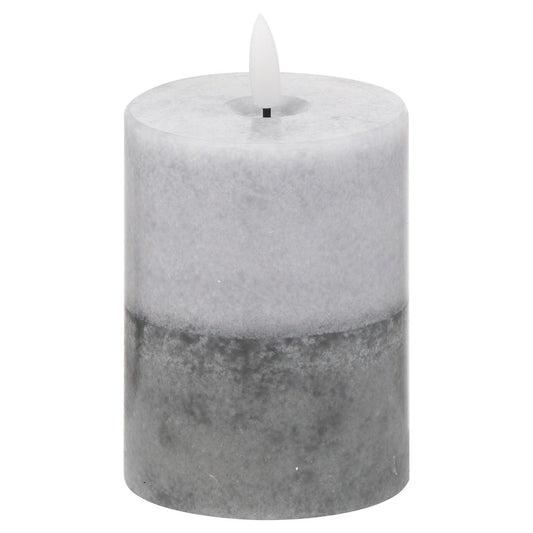 Luxe Collection Natural Glow 3x4 Stone LED Candle - Eudemonia Home Goods