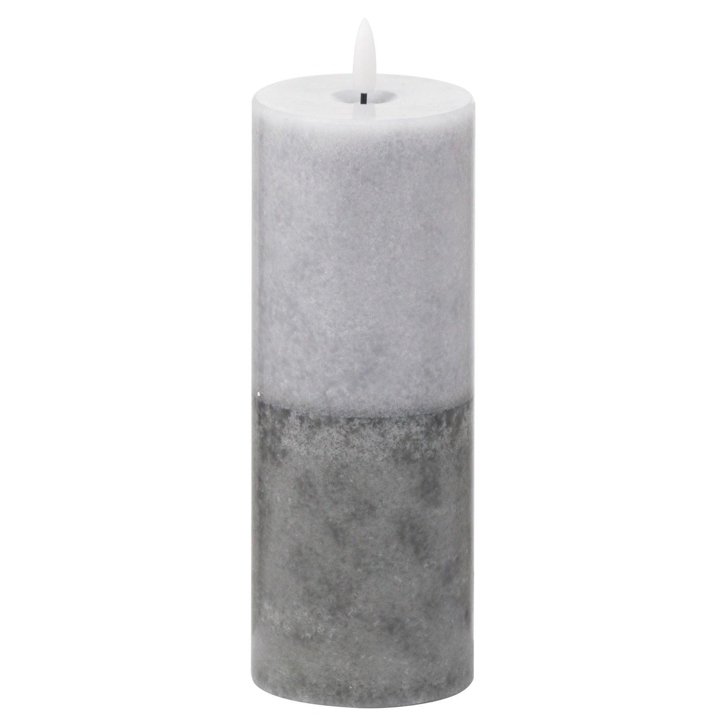 Luxe Collection Natural Glow 3x8 Stone LED Candle - Eudemonia Home Goods