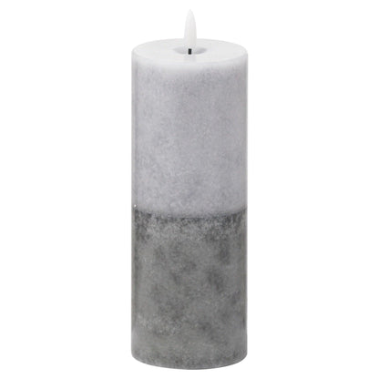 Luxe Collection Natural Glow 3x8 Stone LED Candle - Eudemonia Home Goods
