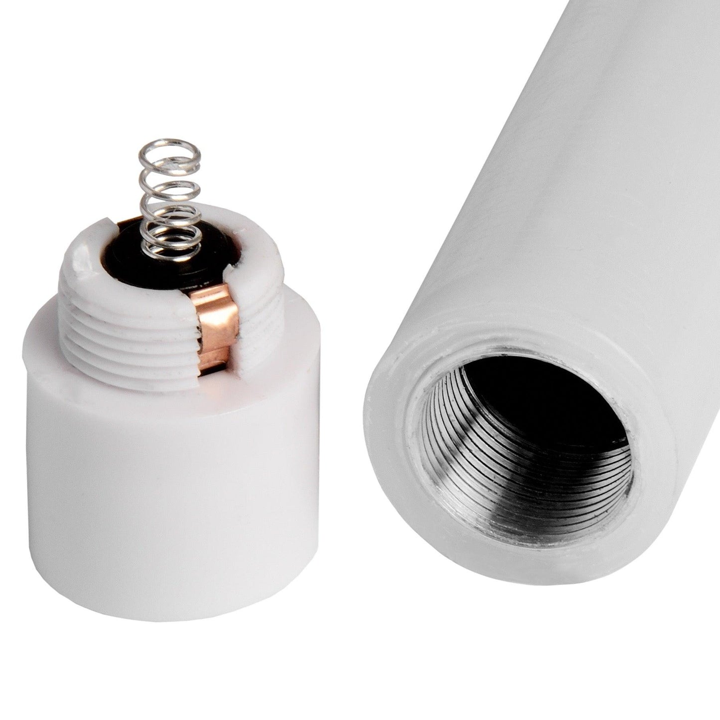 Luxe Collection Natural Glow S/ 2 White LED Dinner Candles - Eudemonia Home Goods
