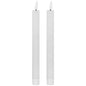 Luxe Collection Natural Glow S/ 2 White LED Dinner Candles - Eudemonia Home Goods