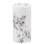 Luxe Collection Natural Glow 6x12 Marble Effect LED Candle - Eudemonia Home Goods