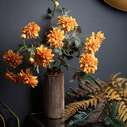 Orange Dahlia Spray - Eudemonia Home Goods
