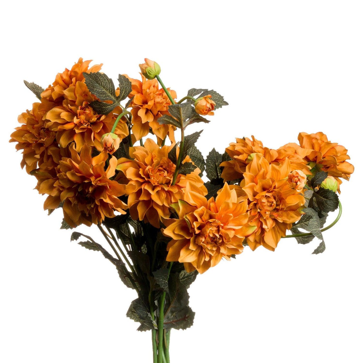 Orange Dahlia Spray - Eudemonia Home Goods