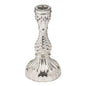 Silver Foil Effect Dinner Candle Stand - Eudemonia Home Goods
