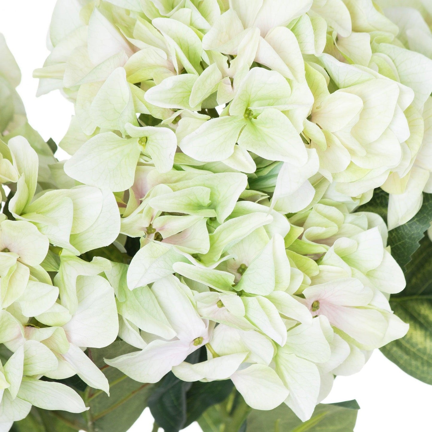 Shabby Green Hydrangea Bouquet - Eudemonia Home Goods
