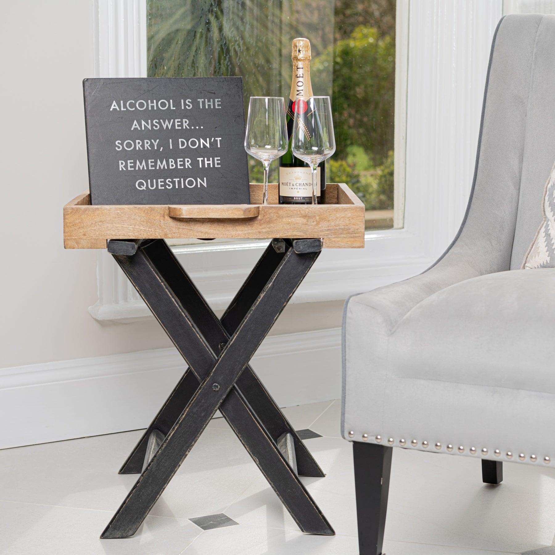 Nordic Collection Medium Butler Table - Eudemonia Home Goods