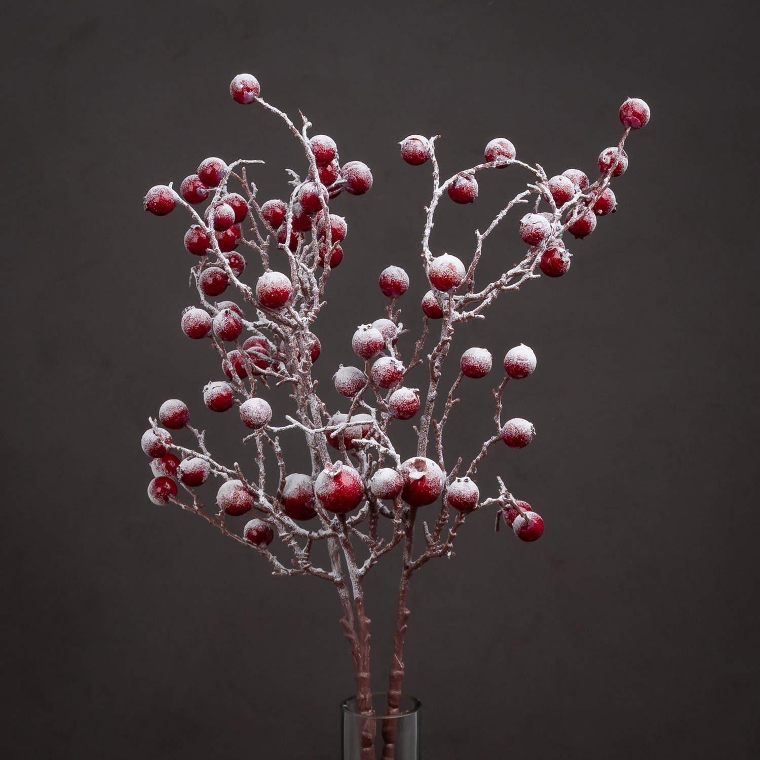 Large Red Festive Berry - Eudemonia Home Goods
