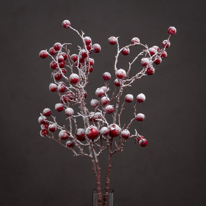 Large Red Festive Berry - Eudemonia Home Goods