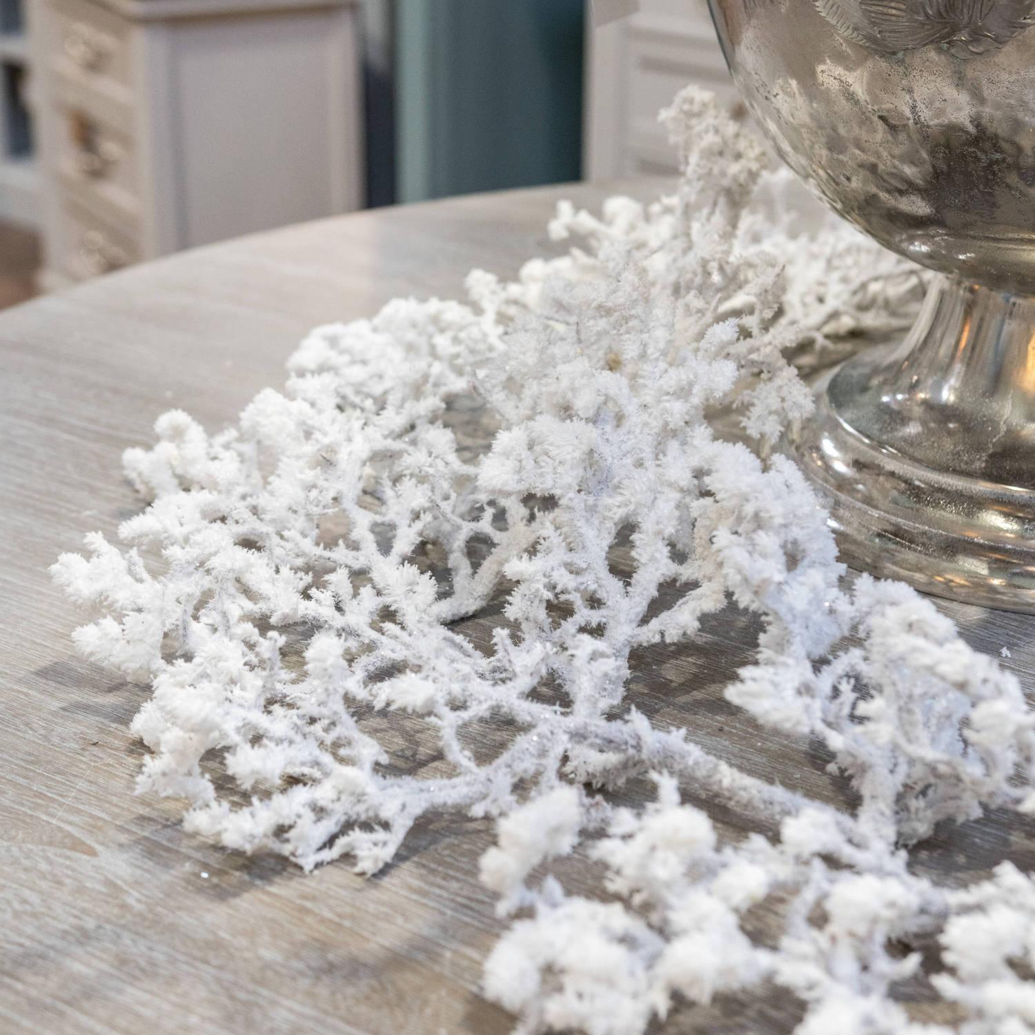 Snowy Garland - Eudemonia Home Goods