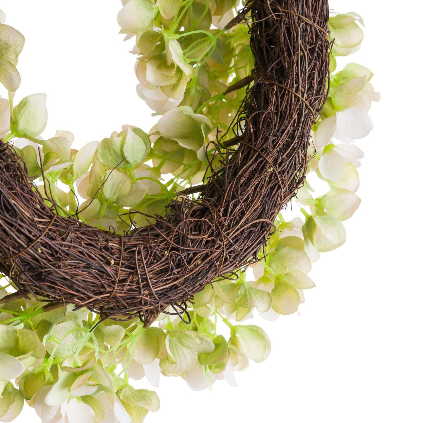 White Hydrangea Wreath - Eudemonia Home Goods