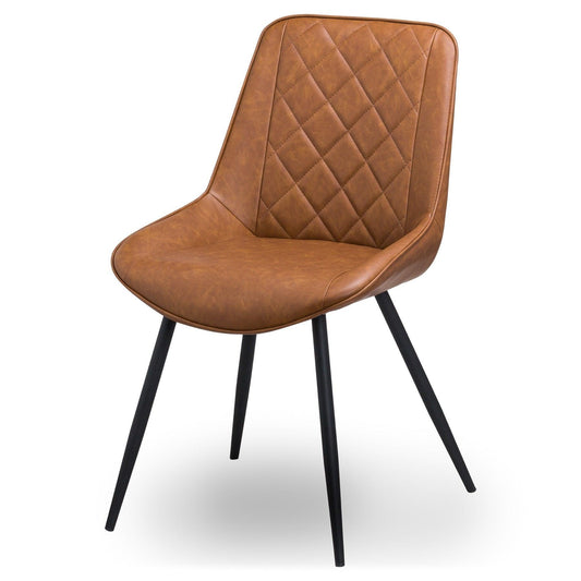 Oslo Tan Dining Chair - Eudemonia Home Goods