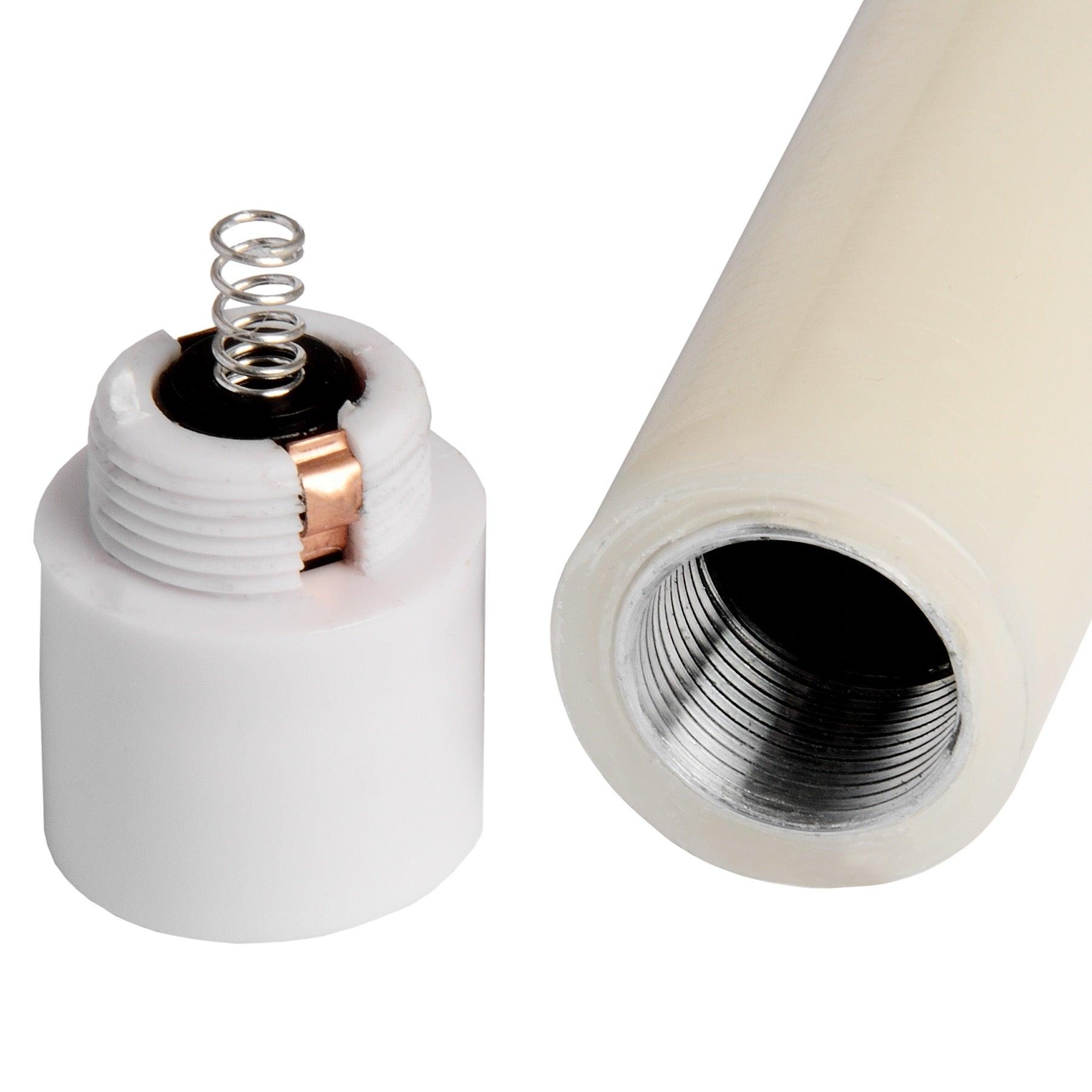 Luxe Collection Natural Glow S/ 2 Ivory LED Dinner Candles - Eudemonia Home Goods