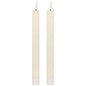 Luxe Collection Natural Glow S/ 2 Ivory LED Dinner Candles - Eudemonia Home Goods