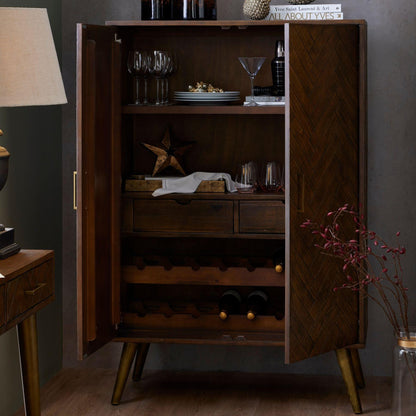 Havana Gold Drinks Cabinet - Eudemonia Home Goods