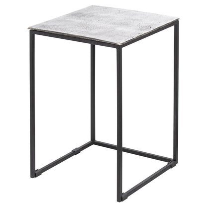 Farrah Collection Silver Nest Of Three Tables - Eudemonia Home Goods