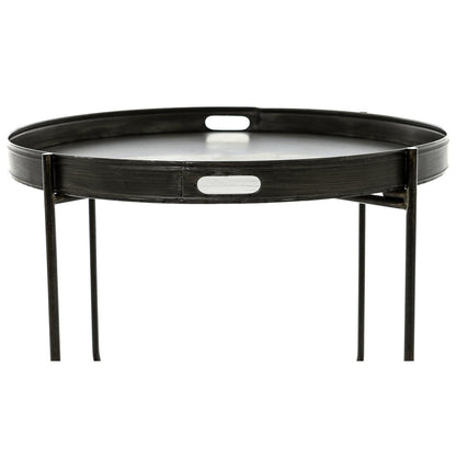 Metallic Grey Tray With Stand - Eudemonia Home Goods