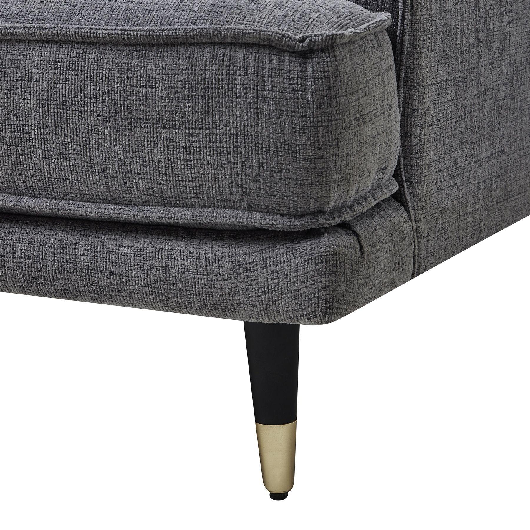 Richmond Grey Large Arm Chair - Eudemonia Home Goods