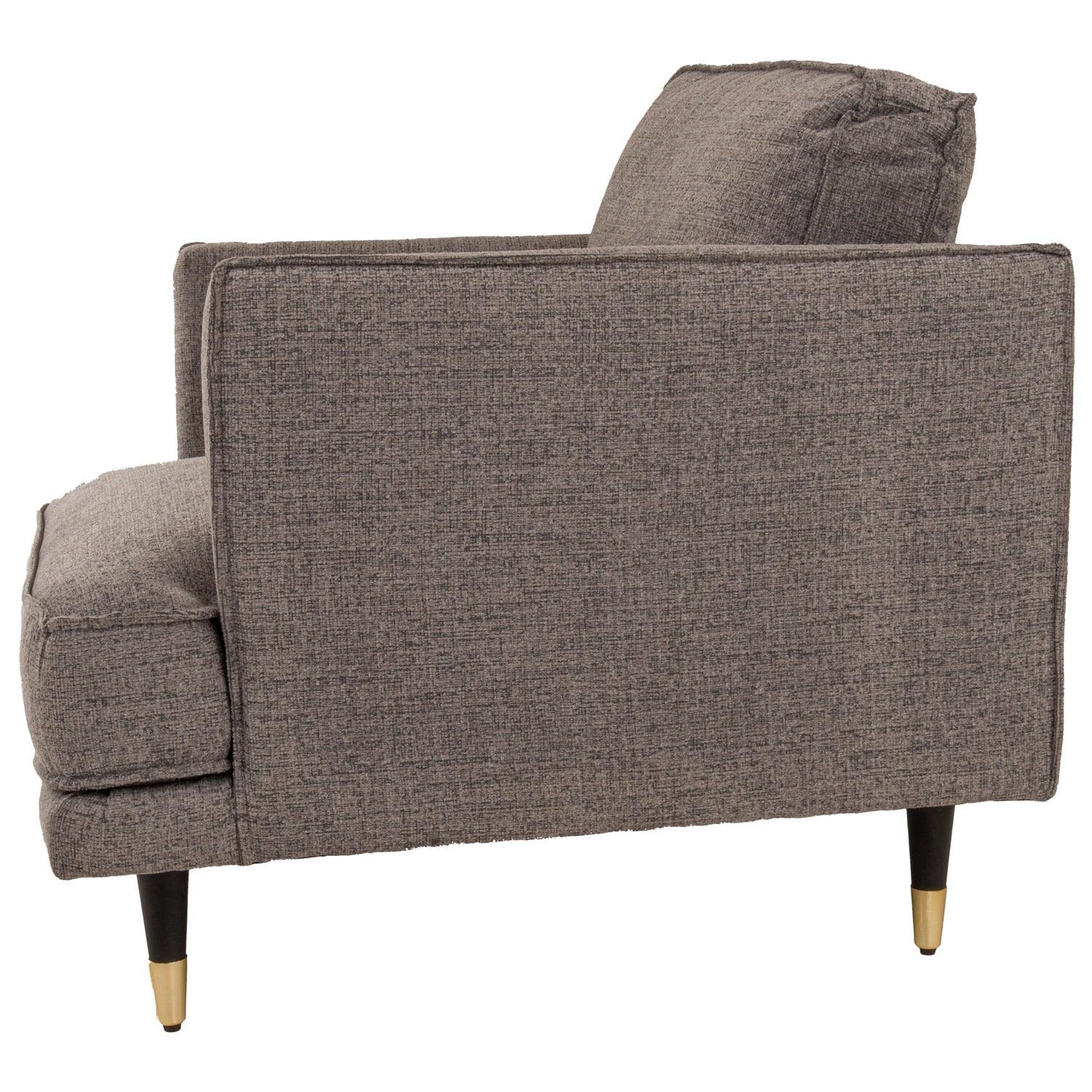 Richmond Grey Large Arm Chair - Eudemonia Home Goods