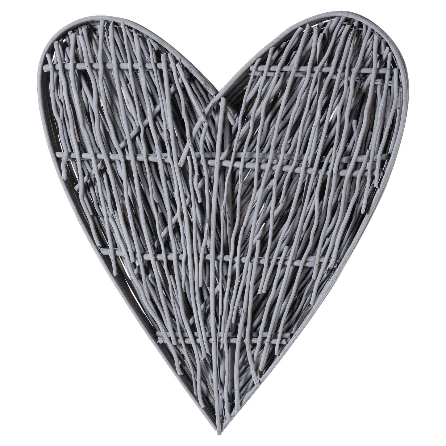 Large Grey Willow Branch Heart - Eudemonia Home Goods