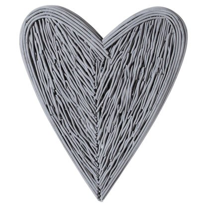 Grey Willow Branch Heart - Eudemonia Home Goods