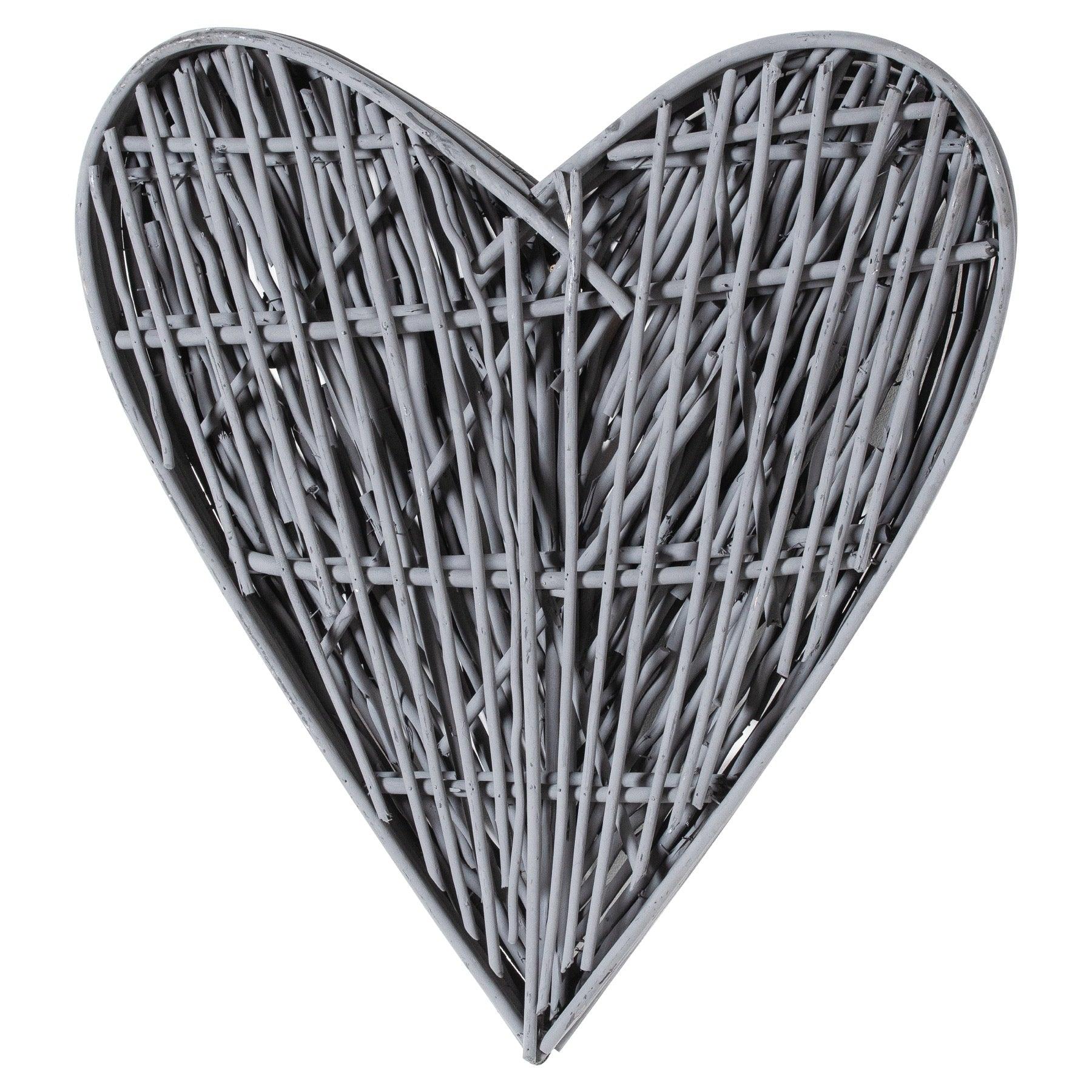 Grey Small Willow Branch Heart - Eudemonia Home Goods