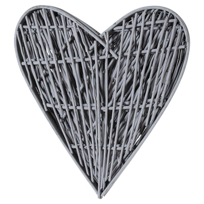 Grey Small Willow Branch Heart - Eudemonia Home Goods