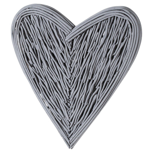 Grey Small Willow Branch Heart - Eudemonia Home Goods