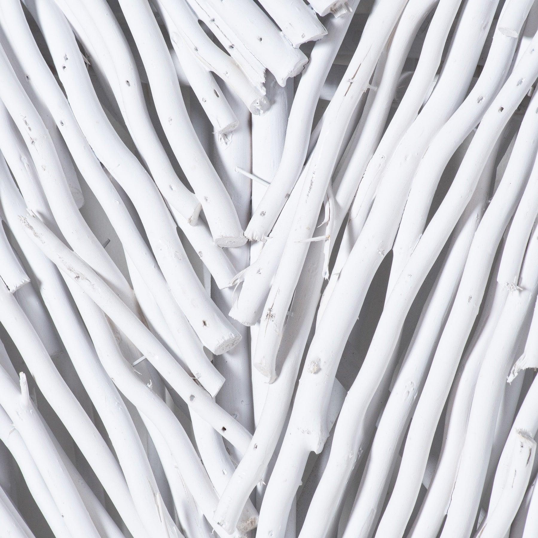 Large White Willow Branch Heart - Eudemonia Home Goods