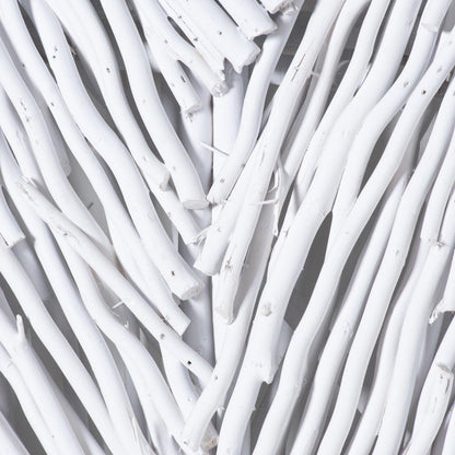 Large White Willow Branch Heart - Eudemonia Home Goods