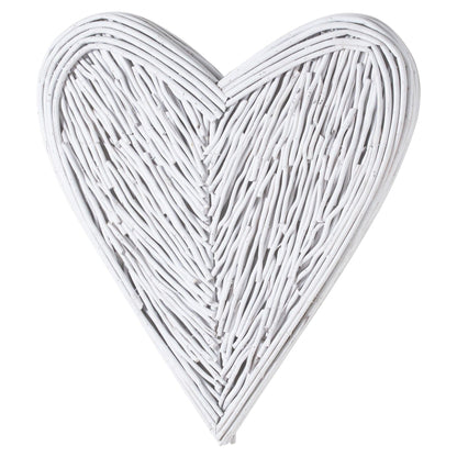 Small White Willow Branch Heart - Eudemonia Home Goods