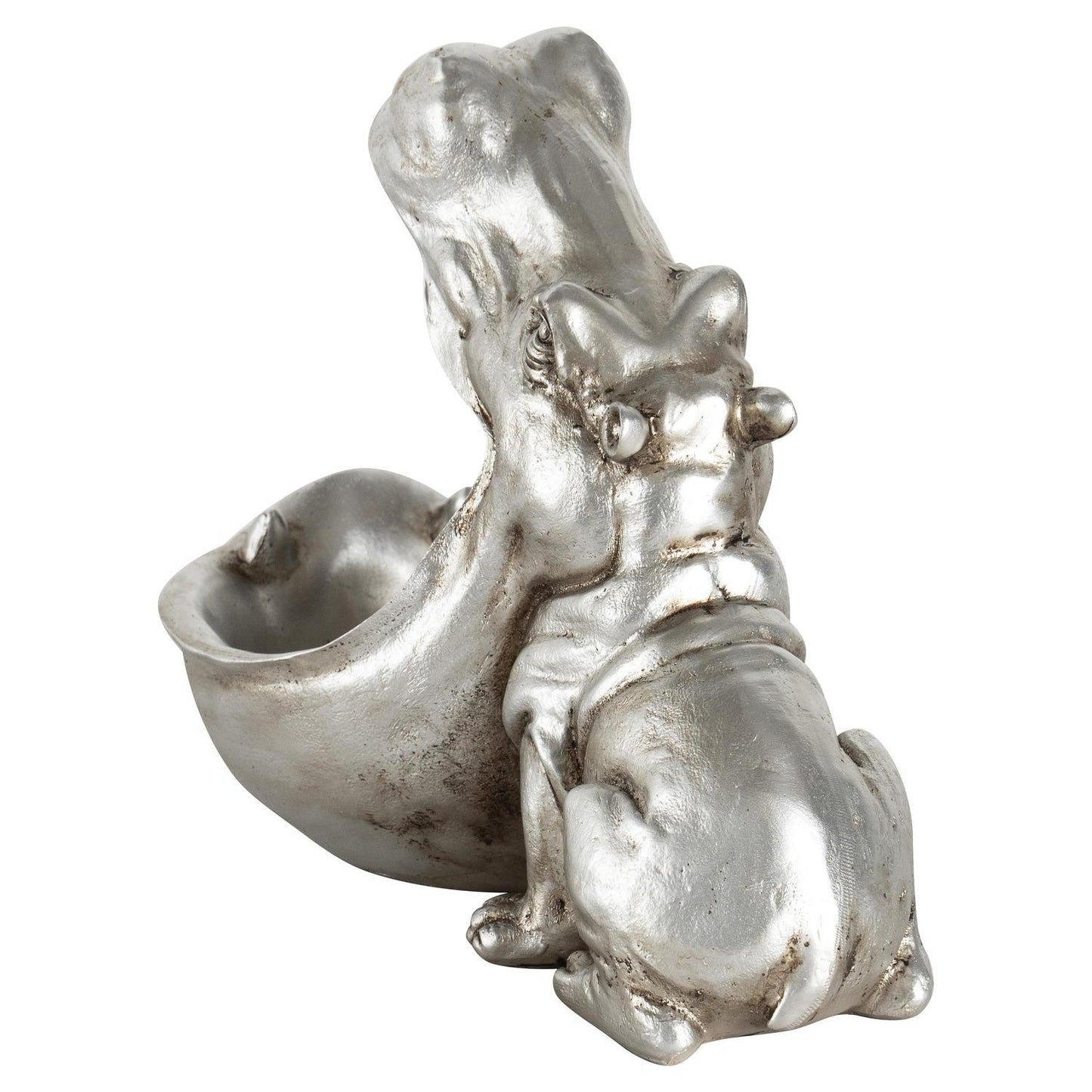 Hendrix The Hippo Silver Storage Dish - Eudemonia Home Goods