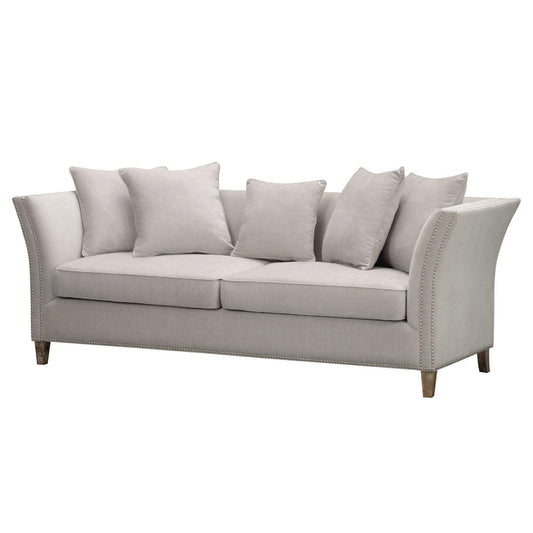 Vesper Cushion Back Three Seater Sofa - Eudemonia Home Goods