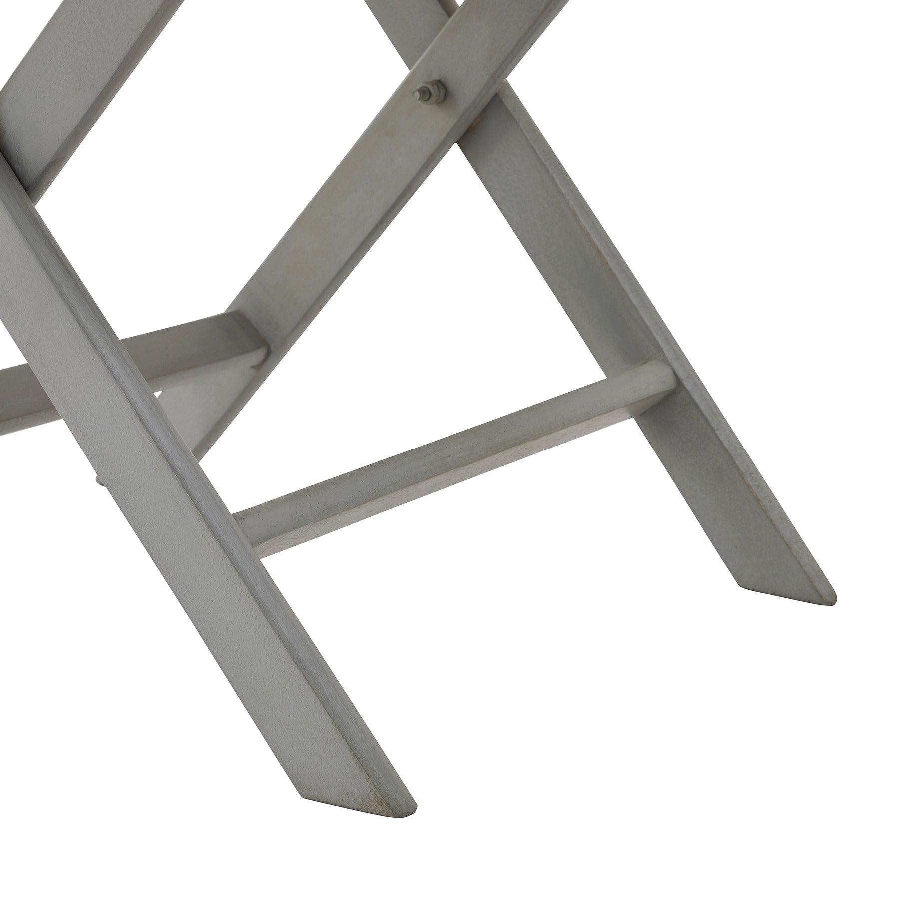Nordic Grey Collection Butler Tray Table - Eudemonia Home Goods